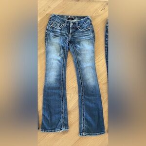 Ariat Blue Faded Flare Jeans